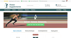 Desktop Screenshot of powersupplements.be